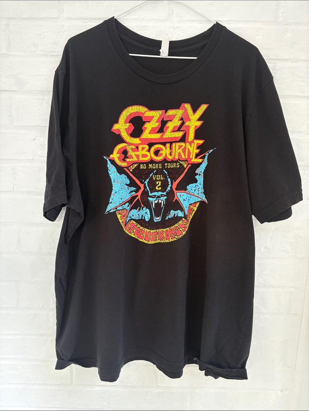 Ozzy OzBourne No More Tours 2 concert T shirt